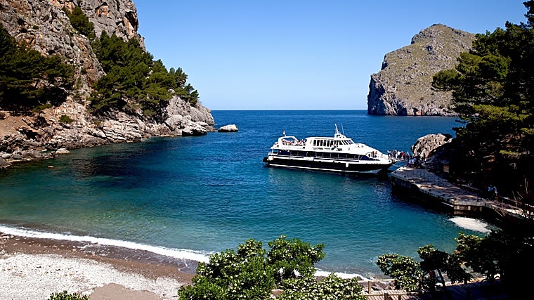 Imagen de la cala de Sa Calobra