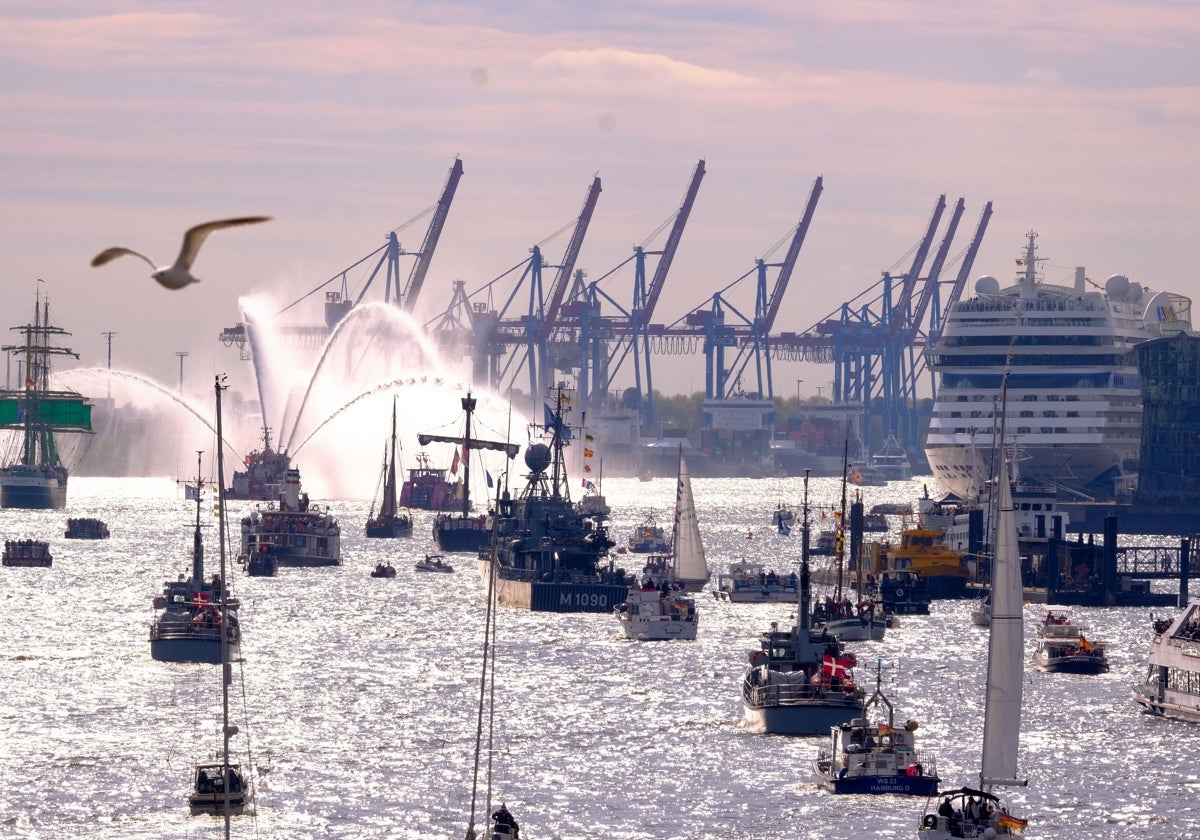 Más de 250 barcos participarán en mayo en las celebraciones del 835 aniversario del puerto de Hamburgo