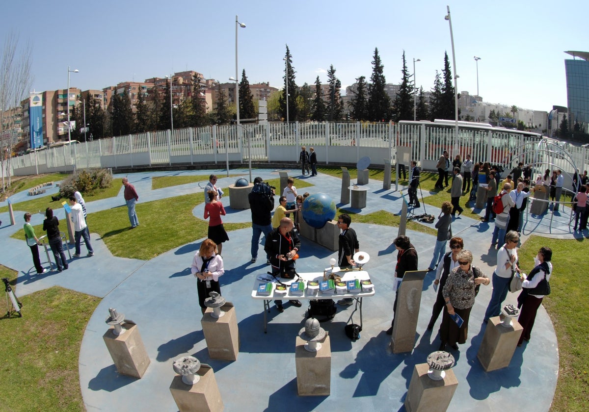 Jardín de Astronomía en el Parque de las Ciencias de Granada.