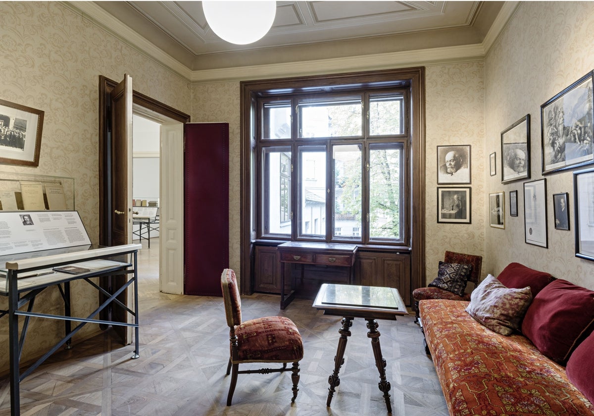Interior de la Casa Museo Freud, en Viena