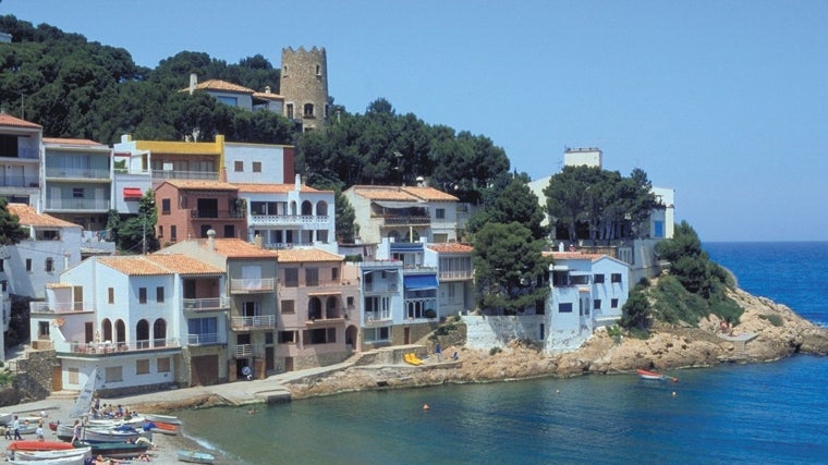 Detalle de Bagur, uno de los pueblos más bonitos de la Costa Brava