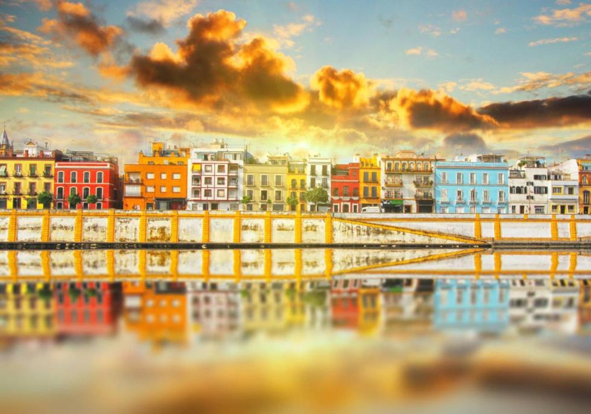 Barrio de Triana visto desde la orilla del centro