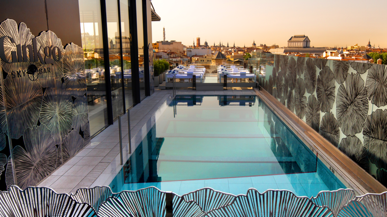 Imagen de la piscina del hotel VP Plaza España Design