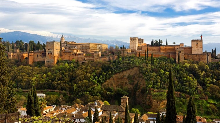 Vistas desde el mirador de San Nicolás en Granada