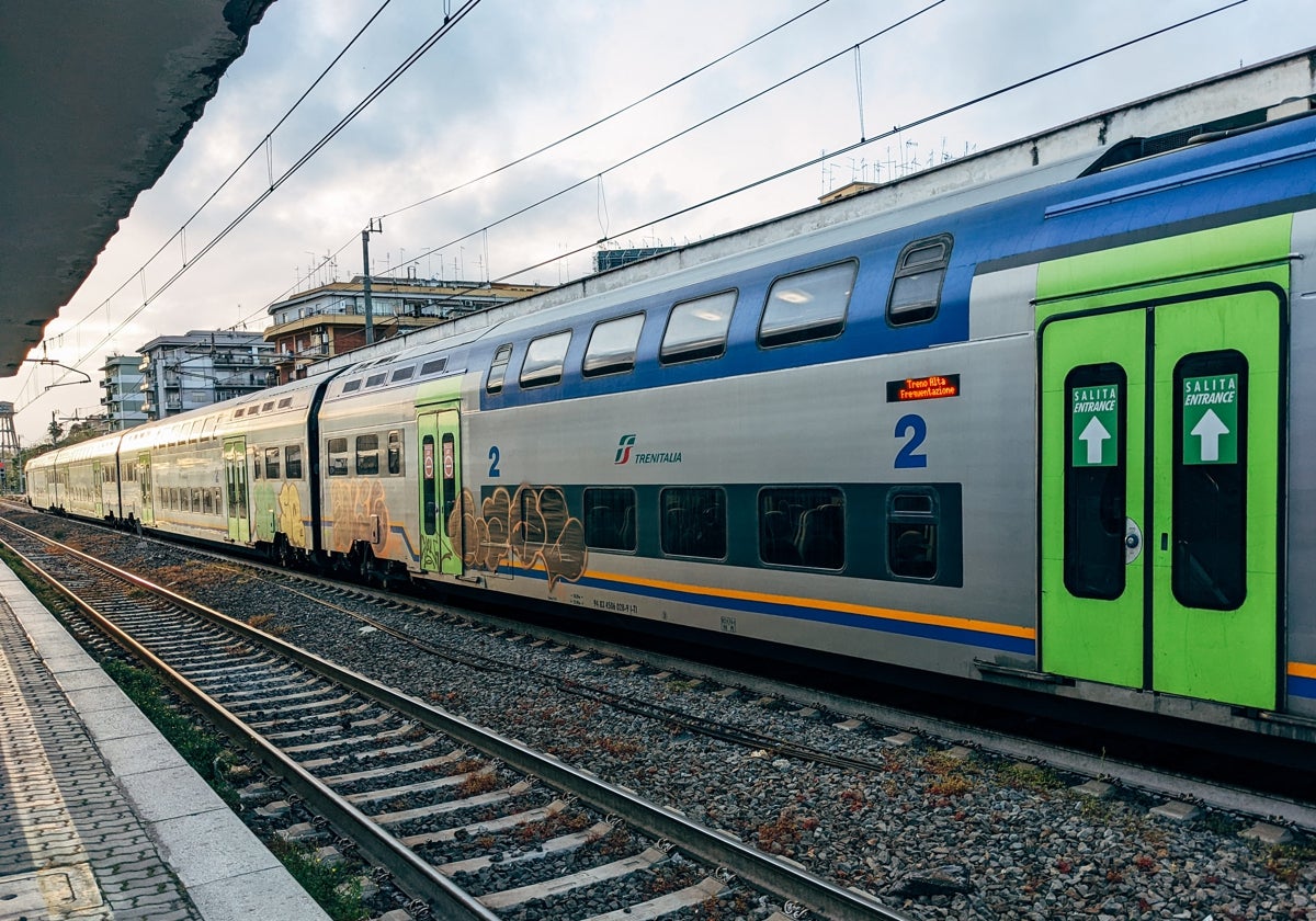 Estación de tren en Italia