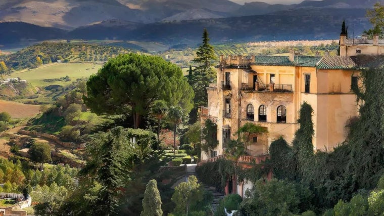 Vistas de la casa sobre el Tajo