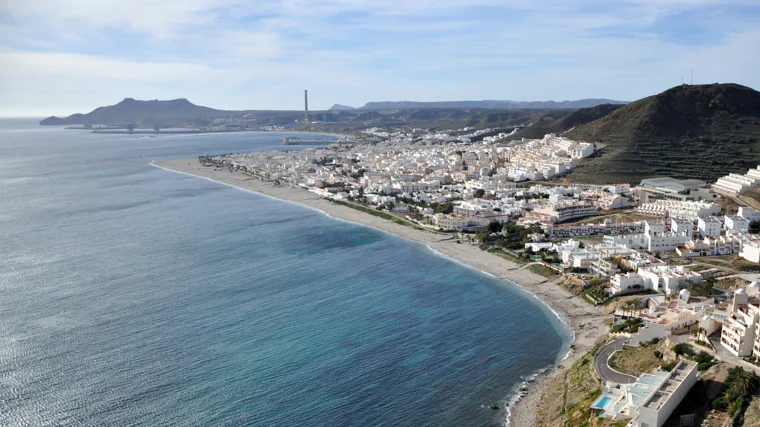 Pueblo de Carboneras, en la costa de Almería