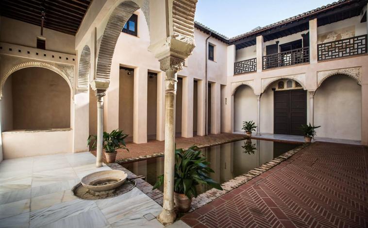 Imagen principal - Otras vistas de la Casa de Zafra, sede del Centro de Interpretación del Albaicín de Granada