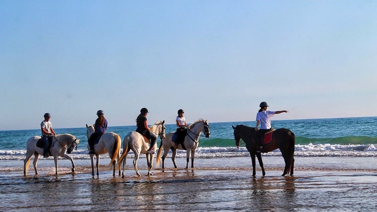 Ruta a caballo por Chiclana de la Frontera