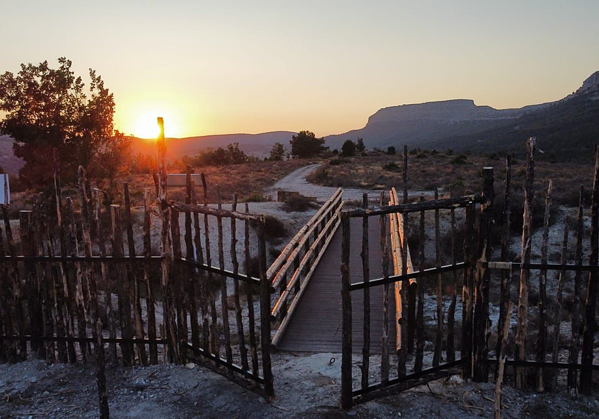 Puesta de sol en la prisión de prisión de Betterville, en el municipio de Carazo