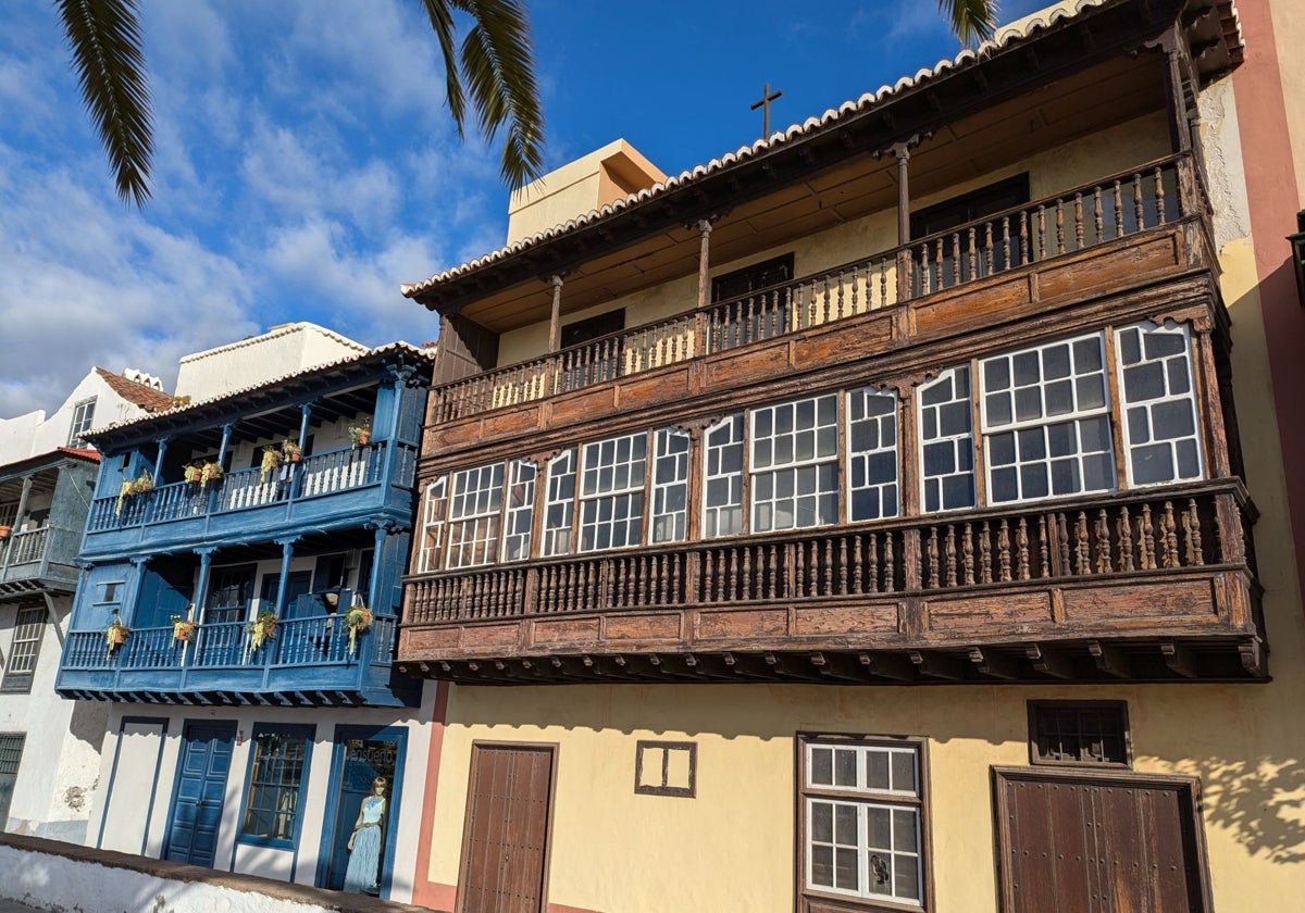 Balcones de la Avenida Marítima, en Santa Cruz de La Palma