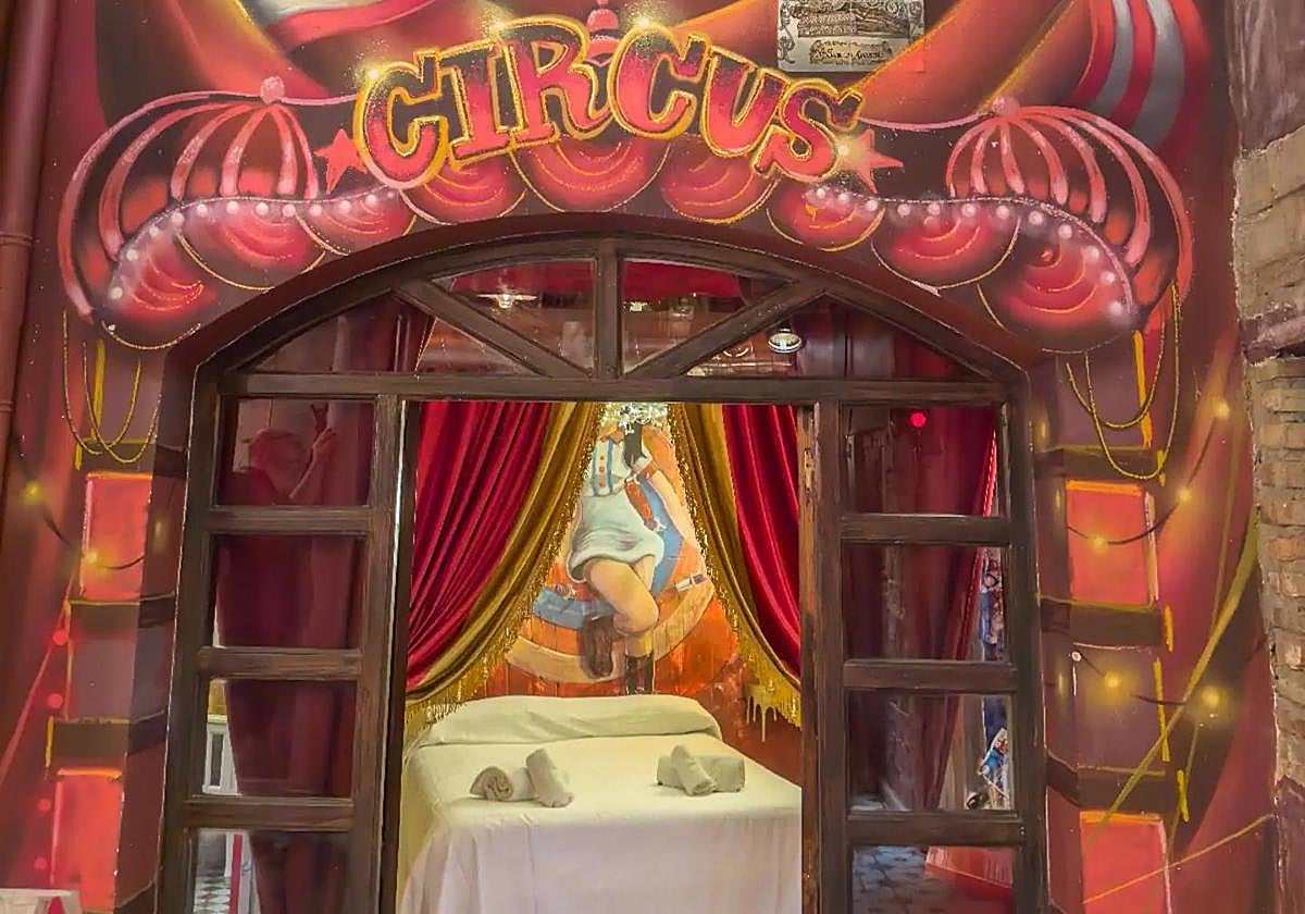 El apartamento El Circo, en Granada, es un alojamiento temático