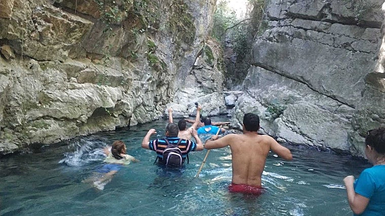 Parte de la ruta del arroyo Bocaleones