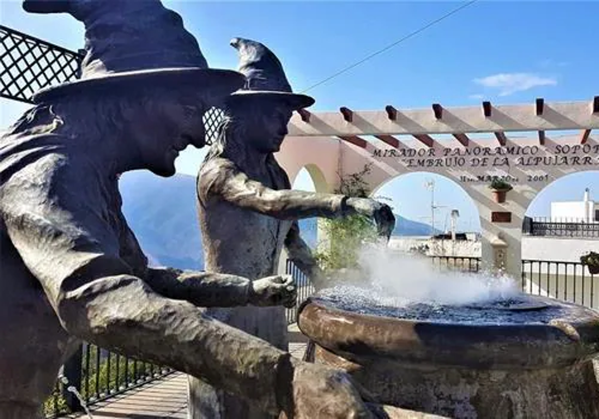 Mirador del Embrujo, donde las brujas se reúnen para preparar pócimas y hace conjuros