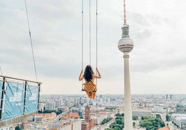 El columpio más alto de Europa tiene vistas a Alexanderplatz