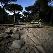 La 'reina de las calzadas', vestigio de la Antigua Roma, no tiene turistas