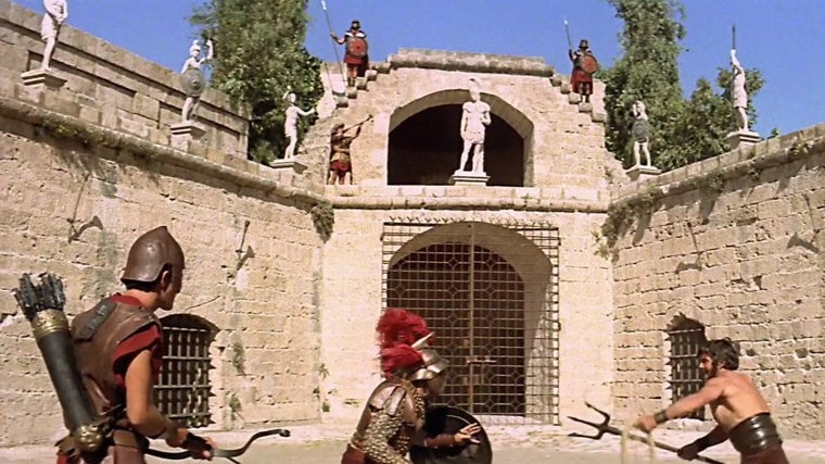 La Alcazaba de Almería en la película 'Marco Antonio y Cleopatra'