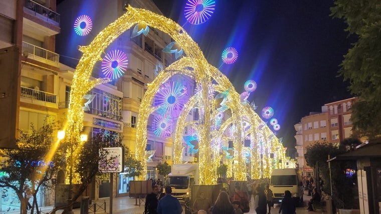 Iluminación navideña de Puente Genil