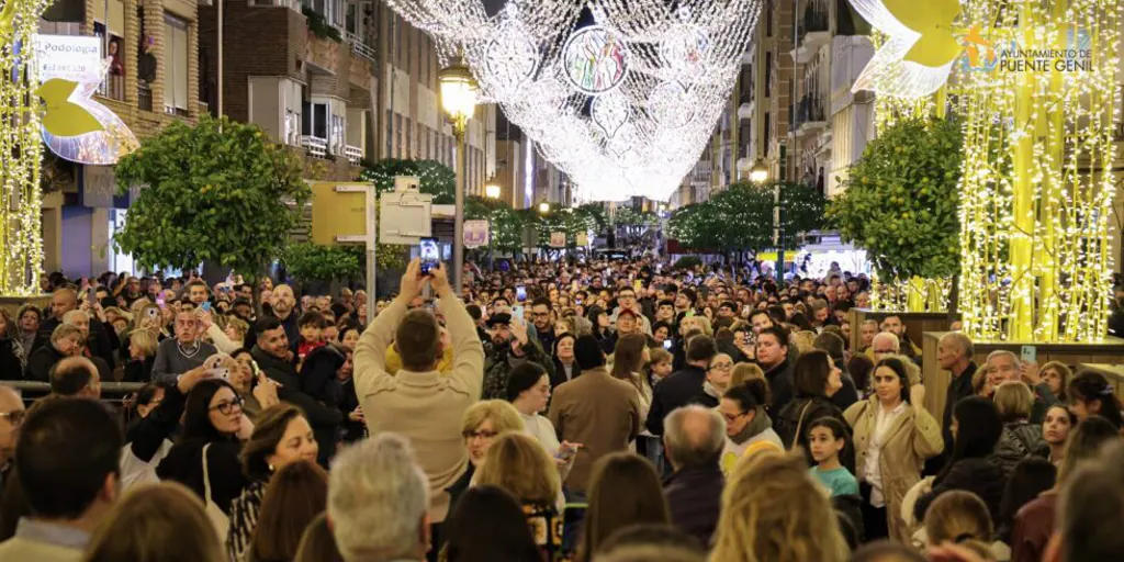 No es Vigo: este es el pueblo de Córdoba que tiene el espectáculo de luces más bonito en Navidad