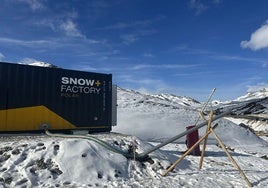 Formigal-Panticosa ensaya una tecnología que permite crear nieve con hasta 35º