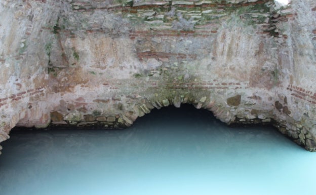 Baños de la Hedionda en Casares, que se conservan de la época romana