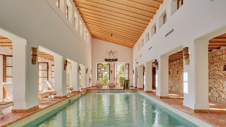 The residence spa pool, in Mallorca