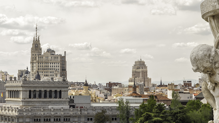 Vistas desde el mirador del Palacio de Cibeles