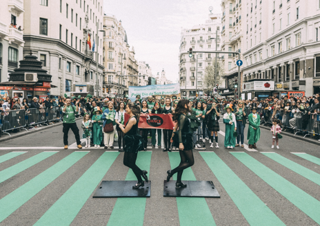 Imagen secundaria 1 - Estampas del desfile de San Patricio