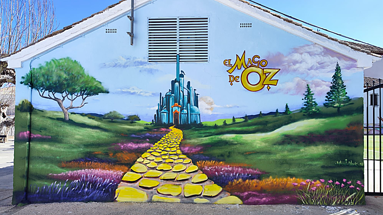 Mural de El Mago de Oz