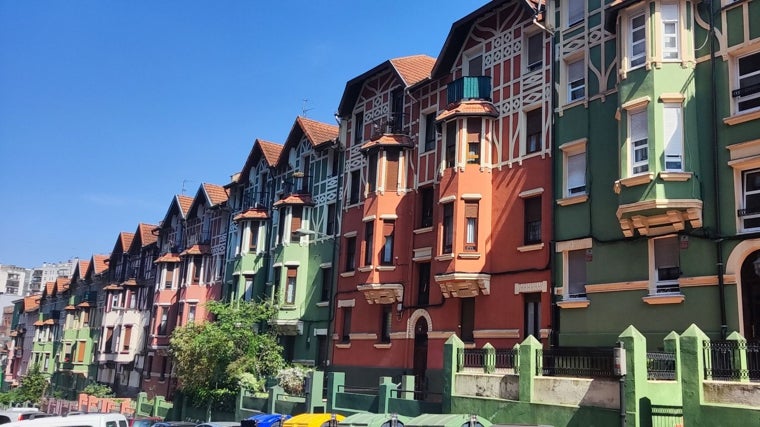 Las casas de colores de Irala fueron, en su origen, viviendas unifamiliares