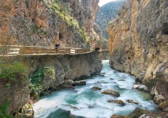 Impresionante vista del Sendero de las Cerradas, que es el nombre oficial del camino