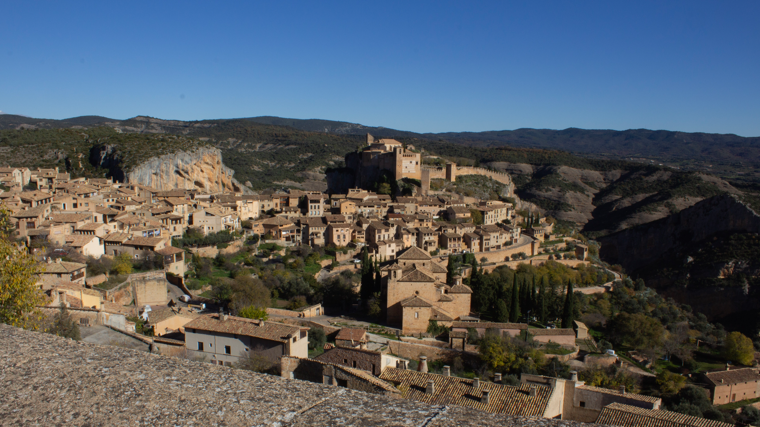 Imagen del pueblo de Alquézar