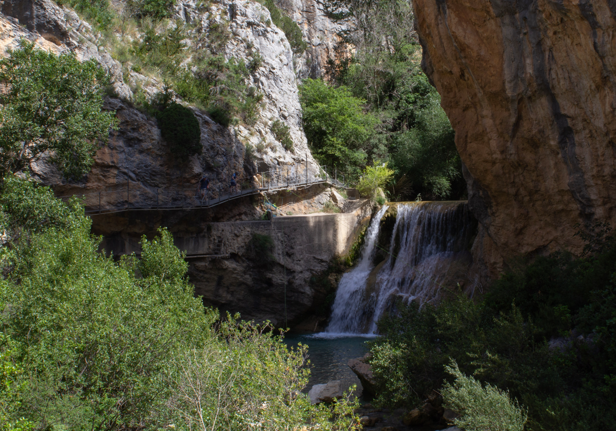 Así es la Ruta de las pasarelas de Alquézar, Huesca