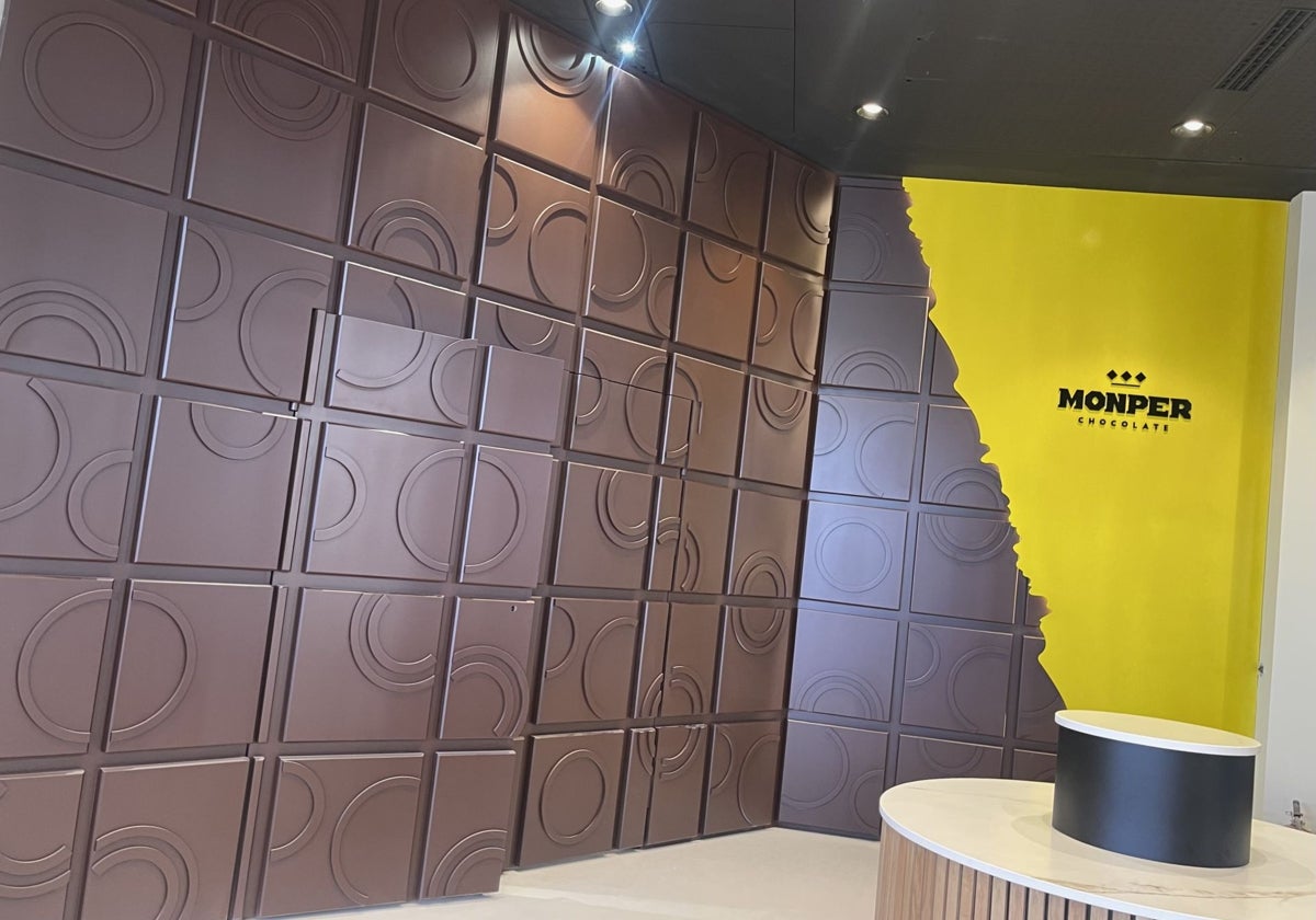 La gran tableta de chocolate de Monper Chocolate