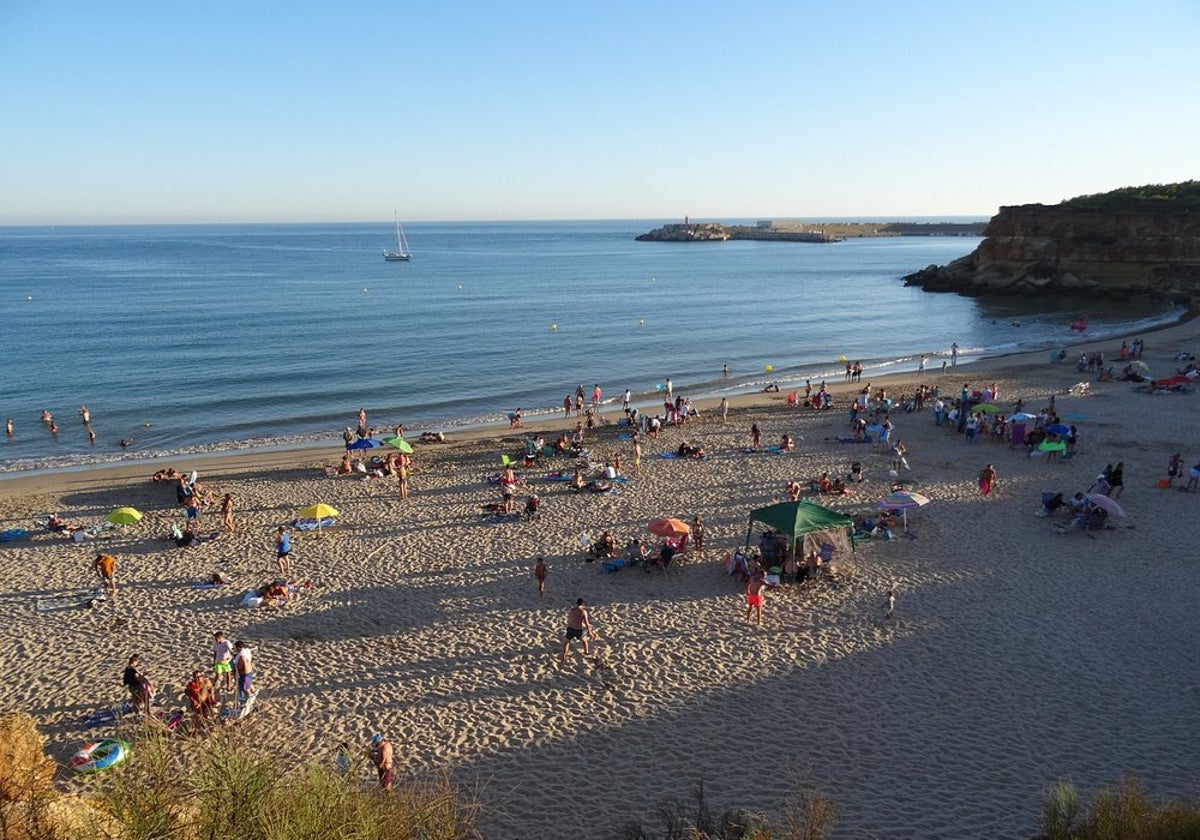 La cala del Aceite en Conil de la Frontera