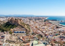 Vista panorámica de la ciudad de Almería
