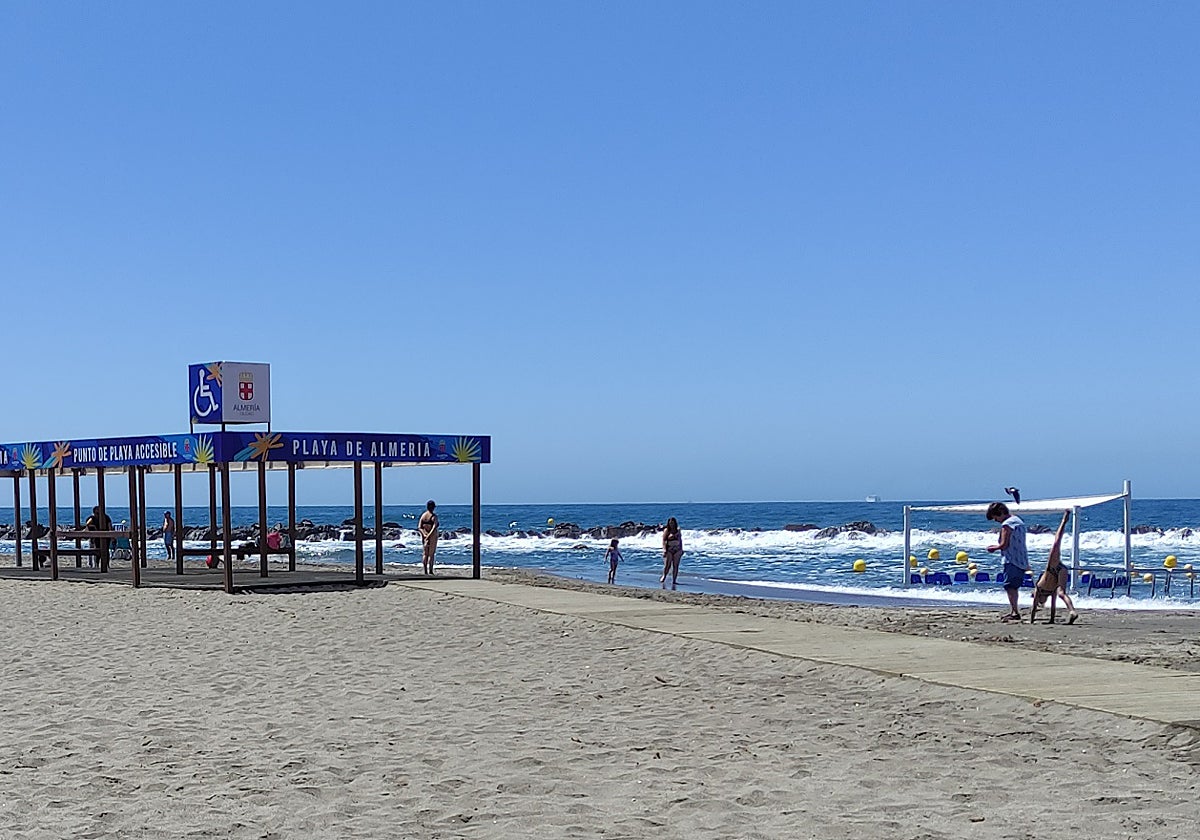 Playa del Palmeral en Almería capital