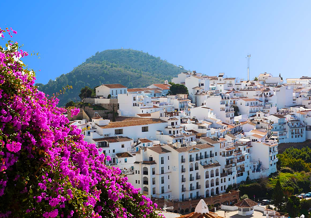 Imagen de las famosas casas blancas de Frigiliana