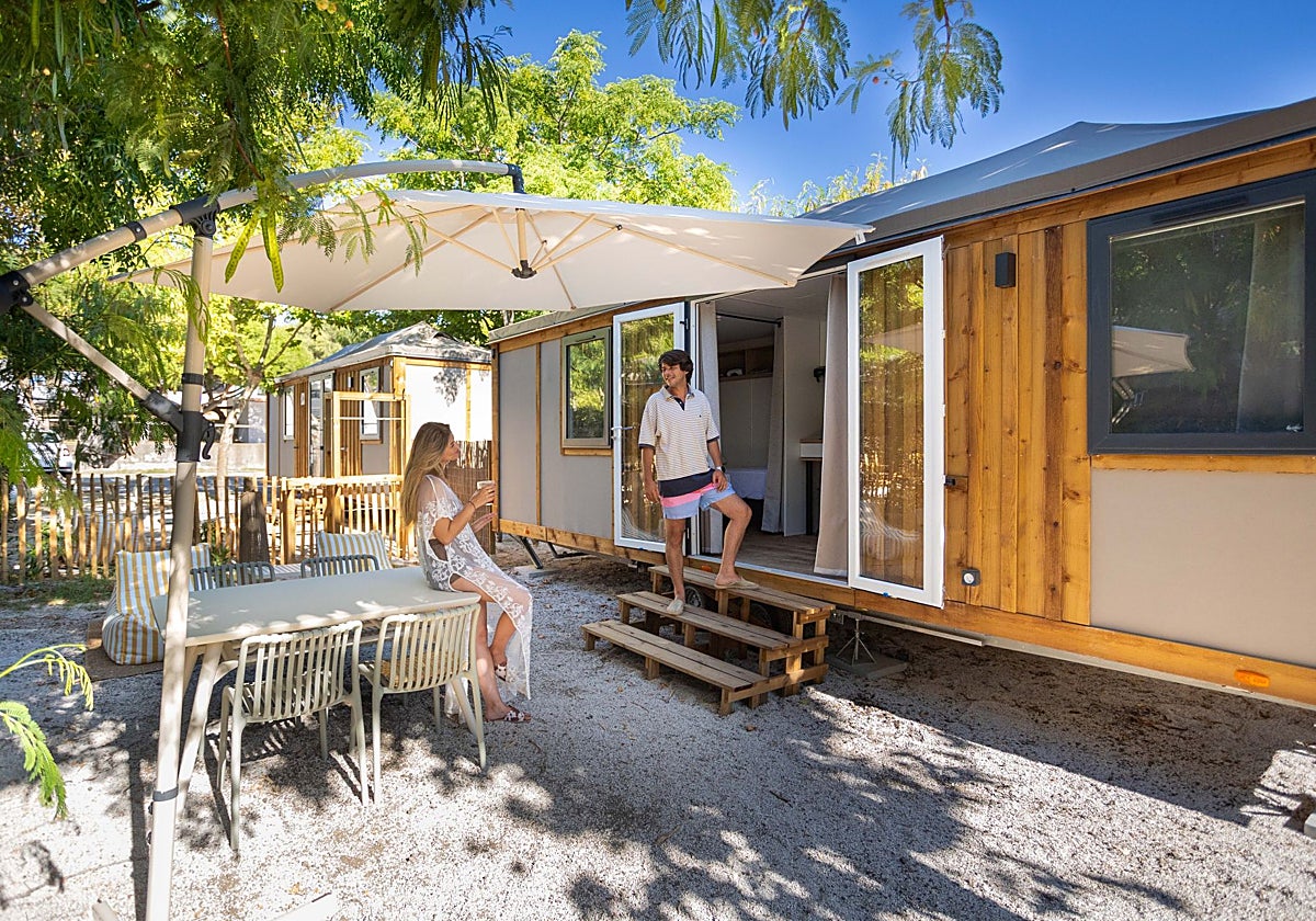 Una de las opciones de alojamiento de TAIGA Campings & Resort