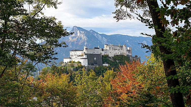 El curioso castillo austriaco que guarda una sala con 3.000 botones de oro