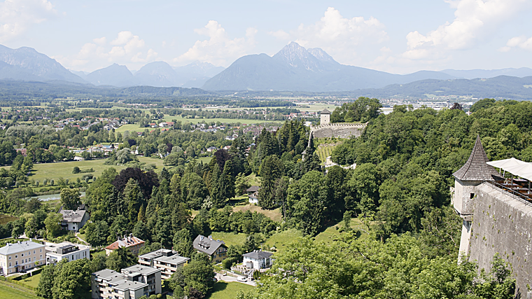 Vistas desde la terraza panorámica del castillo