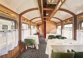 Un hotel español que simula una antigua estación de ferrocarril, nuevo dos llaves Michelin