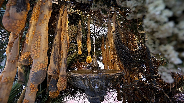 Obra instalada el pasado año en el patio del reloj del Palacio de la Merced de la Diputación de Córdoba