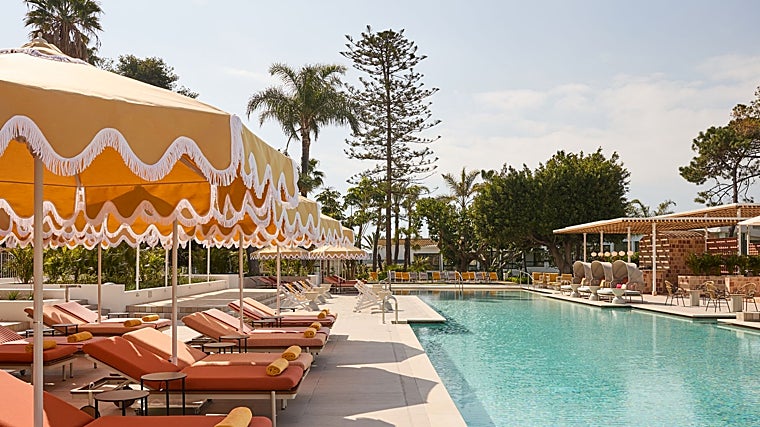Swimming pool at Kimpton Los Monteros, a renovated hotel in Marbella