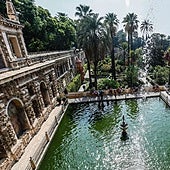 Estanque de Mercurio del Alcázar de Sevilla