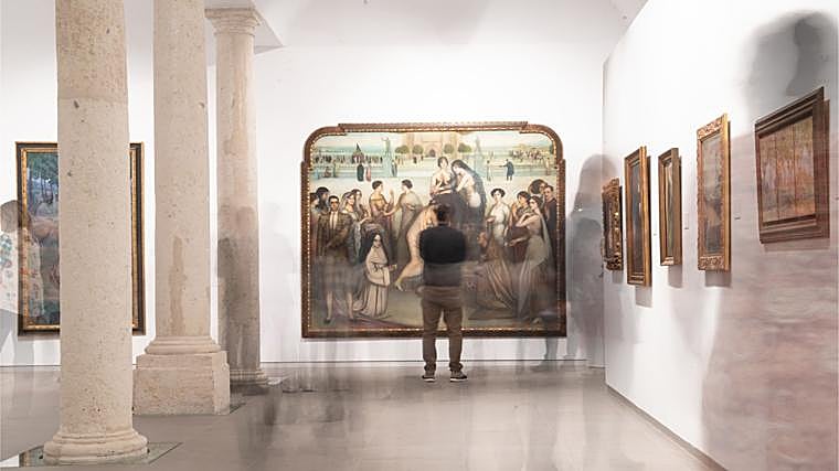 A sala MUREC, que abriga a obra de consagração do dístico de Julio Romero de Torres.