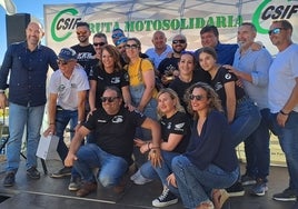 La V Ruta Moto-Solidaria consigue recolectar 1.350 kilos de alimentos