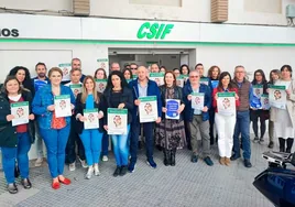 CSIF Huelva sale a la calle para exigir una revisión del pacto contra la violencia de género y más prevención en  administraciones públicas y empresa privada