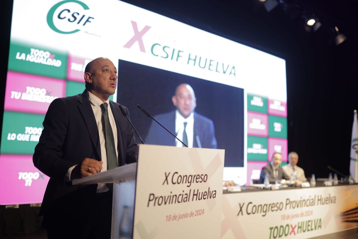 1. Juan Manuel Quilón, presidente de CSIF Huelva