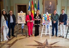 Blas Miguel Hernández pregona el Carnaval Colombino en la antesala de la Coronación de las Choqueras